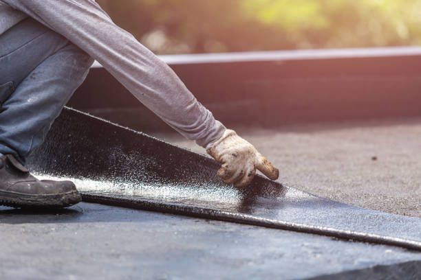 Professional Waterproofing technician working in Richland, NJ